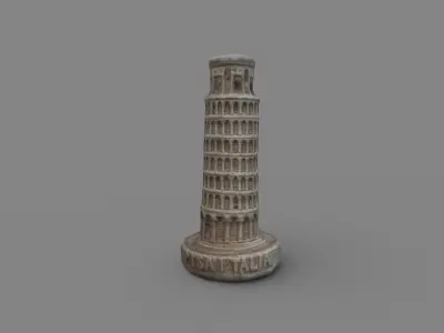 PISA TOWER Low-poly 3D model