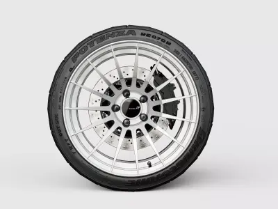 Enkei RS05RR automotive -RIM ONLY- 3D model