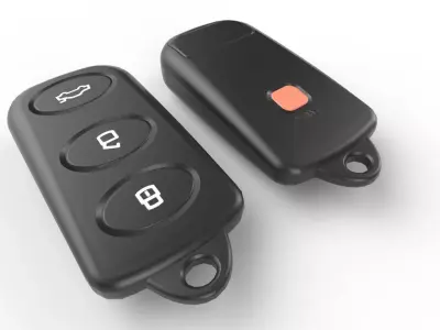 Car Key LP 03 Low-poly 3D model