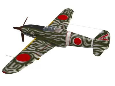 Kawasaki Ki61 hien kou  tony 3D model