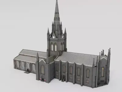 Kirk of St Nicholas 3D model