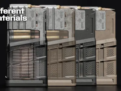 MCX Spear - M7 Low-poly 3D model