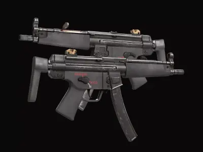 MP5 Submachine Gun 3D model