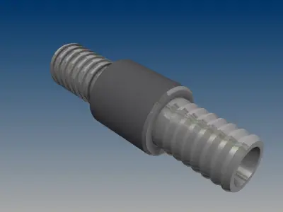 hose adapters for air and water 3D model