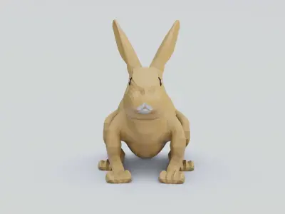 Lowpoly Rabbit Low-poly 3D model