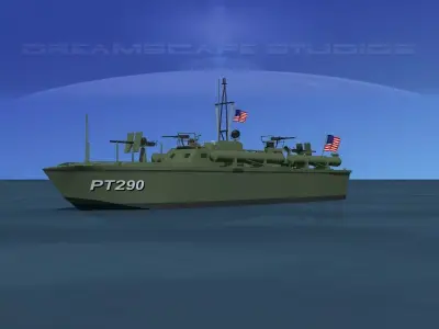 Elco PT Boat PT-290 3D model