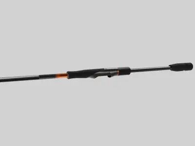 Fishing rod Low-poly 3D model