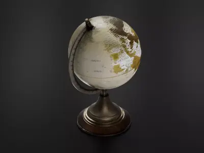 globe 1 3D print model