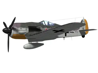 Focke Wulf Fw190 A8 3D model
