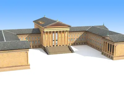 The Philadelphia Museum of Art 3D model