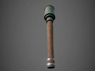 German Grenade Free low-poly 3D model