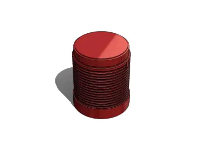 Modulo LED Vermelho WEG LTW ML50 1C E26 Red Led Module 3D model