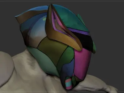 Sci-fi Sport Helmet 3D model