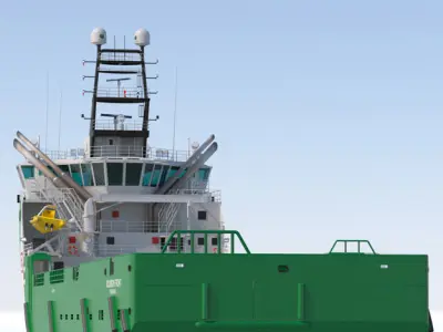 Platform Supply Vessel BOURBON FRONT 3D model