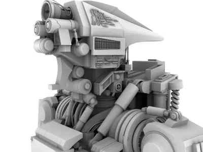 Hightop Droid 3D model