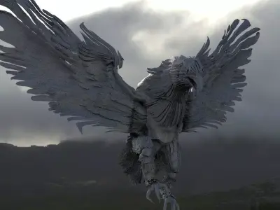 phoenix bird   3D model