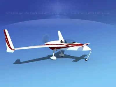 Rutan VariEze V06 3D model