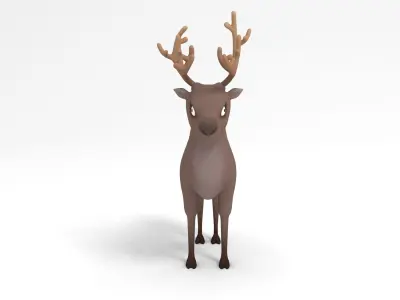 Deer Character Free 3D model
