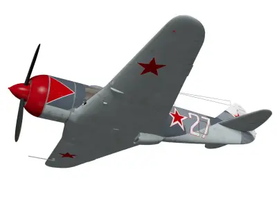 Lavochkin La-7 3D model