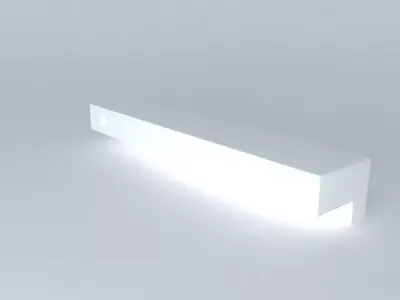 128 mm aluminum handle Free 3D model