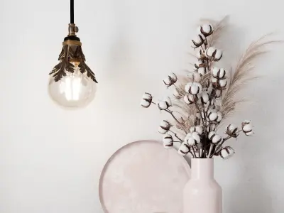 Brass pendant light Poli SKU 6016 Free 3D model