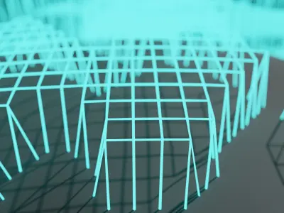 wire sphere 3D model