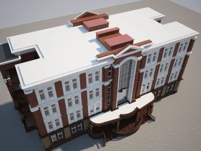 Office centre 3D model