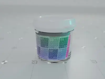 Cosmetic Bottles Syringes Tubs and Tubes 3D model