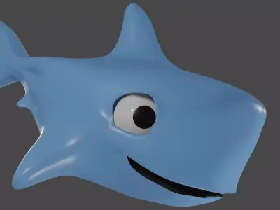 Fish Cartoon - Dio 3D model
