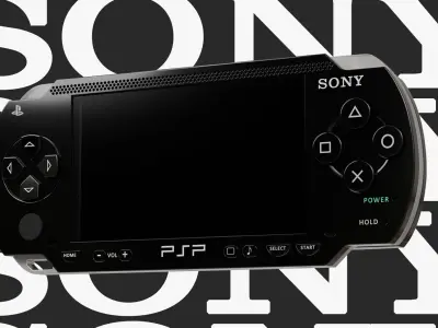PSP portable playstation 3D model