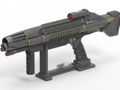 Starfleet Discovery Phaser Cannon - STL CAD bundle - Commercial 3D print model