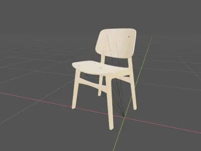 Soborg Chair Free 3D model