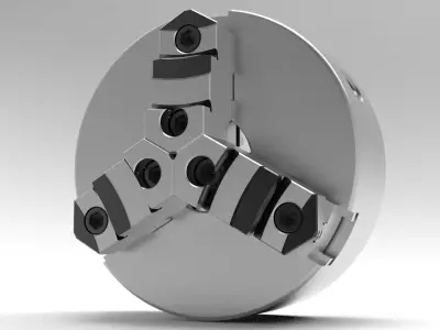 Lathe Chuck 3D model