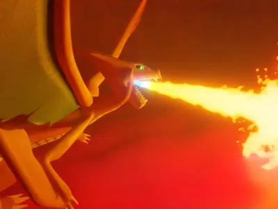 Charizard Mega Y Free 3D model