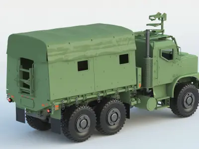 MTVR MK23 Standard Military Truck 3D model