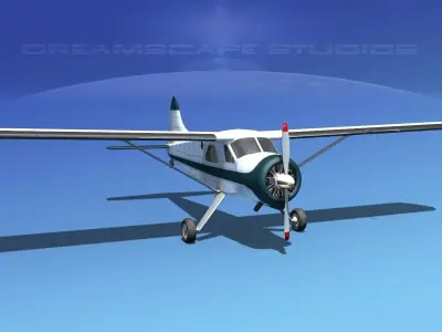 Dehaviland DH-2 Beaver SL10 3D model
