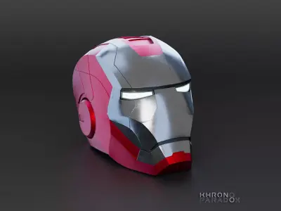 Mk 5 Helmet Low-poly 3D model
