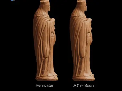 FREE Balthazar Christmas nativity crib Figurine Free 3D print model