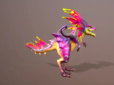 Spico 3D Animations Low-poly 3D model