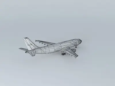 Airbus A300 600F FedEx at LAX Free 3D model