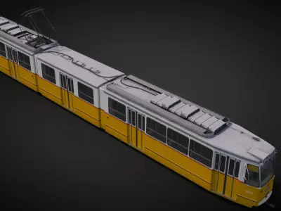 Ganz CSMG Budapest Tram 3D model