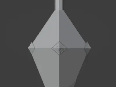 Evil potion  Low-poly 3D model