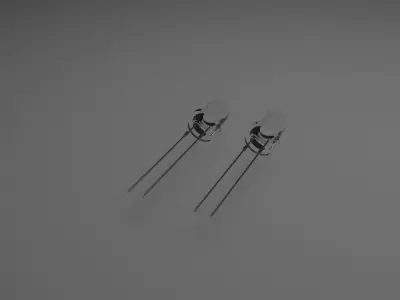 Light Emitting Diode With Illuminating Animation 3D model