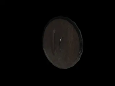 Viking Shield PBR Free low-poly 3D model