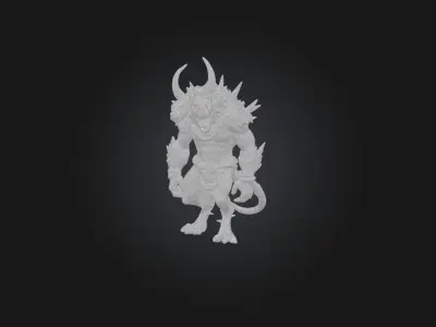 Cerberus Low-poly 3D model