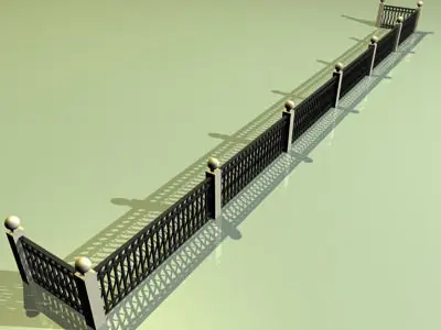 railing 01 Free 3D model