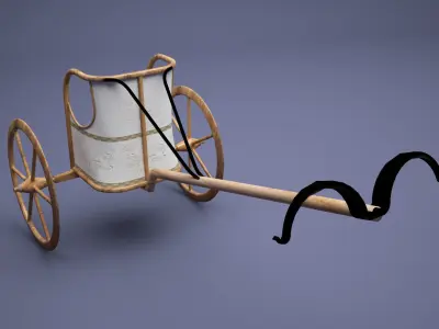 Egyptian Chariot 3D model