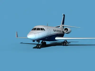 Dassault Falcon 2000 V03 3D model