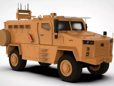 BMC Kirpi 2 Low-poly 3D model