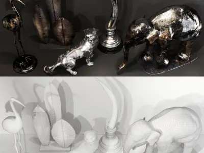 Decor set 54 3D model